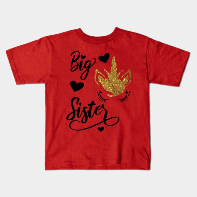 Big Sister big sister little sister Kids T-Shirt by Gaming champion